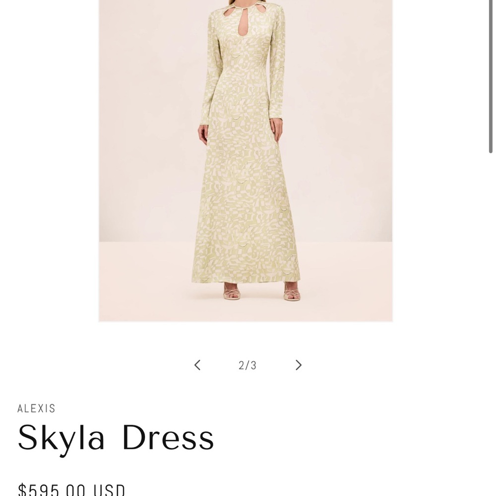 Alexis Skyla Maxi Dress in Cream